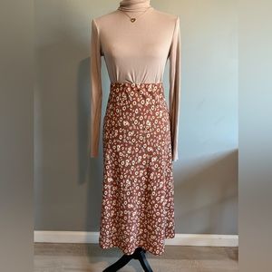 Maxi skirt floral
